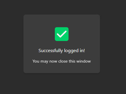 Login Success