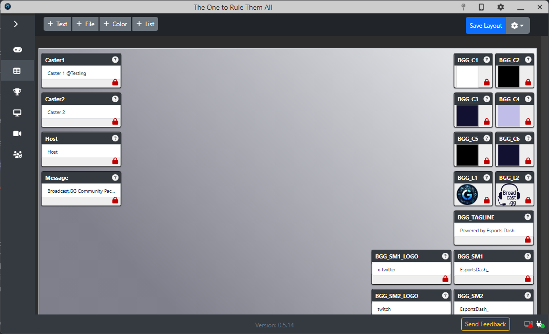 Show Info Tab Interface